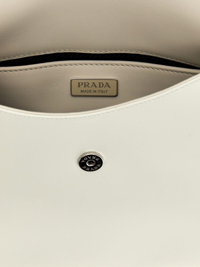 'Prada Cleo' shoulder bag 100% leather PRADA White