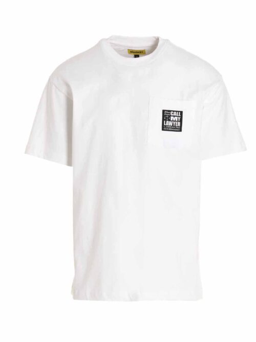 T-shirt '24 HR Lawyer Service' CHINATOWN MARKET White/Black