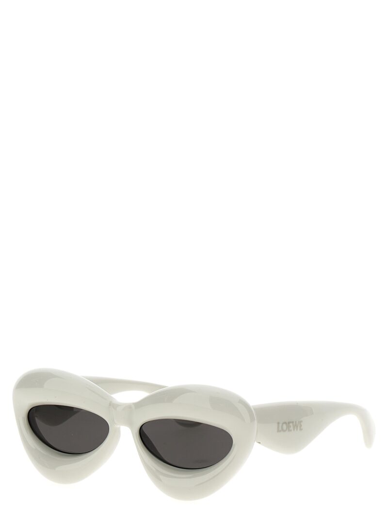 Inflated Cat Eye sunglasses Woman LOEWE White