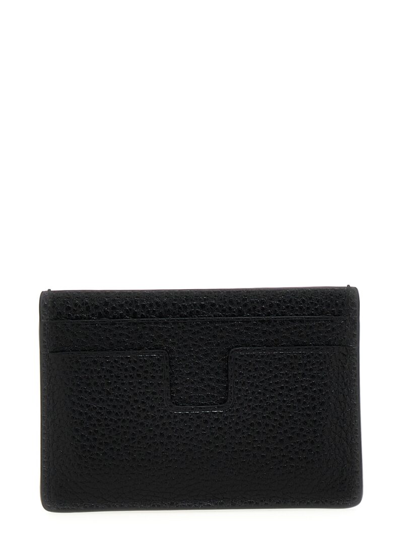 Logo card holder YT232LCL158G1N001 TOM FORD Black