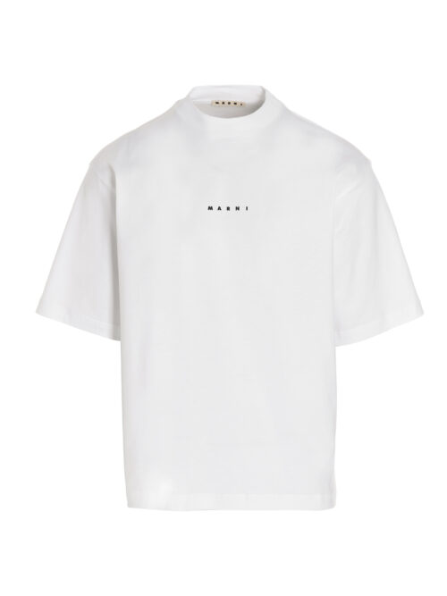 Logo printed t-shirt MARNI White