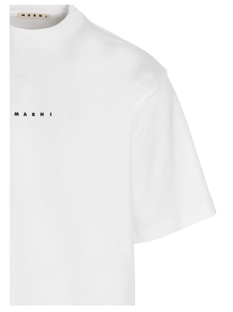 Logo printed t-shirt Man MARNI White