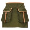 Cargo mini skirt PRADA Green