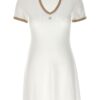 Logo embroidery dress COURREGES White
