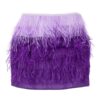 'MYFO' mini skirt TWIN SET Purple