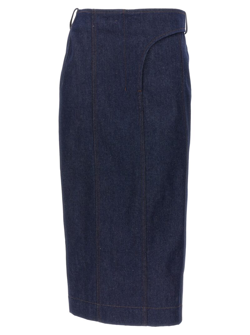 'La jupe de-Nîmes Obra' skirt JACQUEMUS Blue