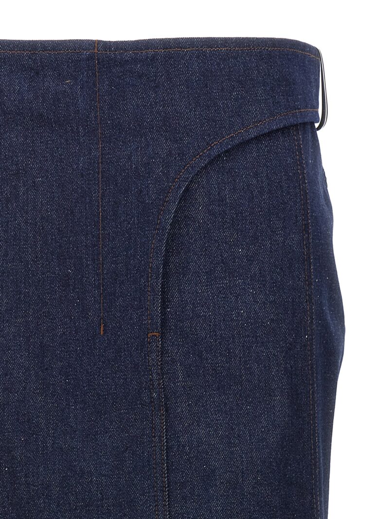 'La jupe de-Nîmes Obra' skirt Woman JACQUEMUS Blue