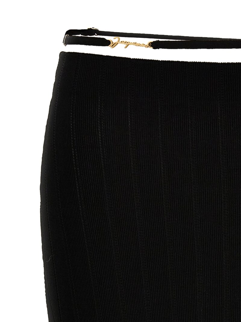 'La jupe Pralù' skirt Woman JACQUEMUS Black