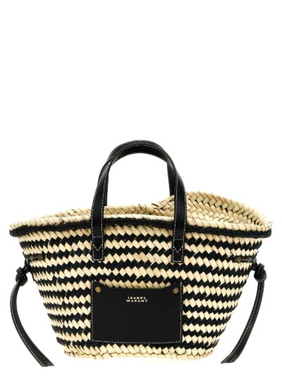 'Cadix Mini' shopping bag ISABEL MARANT White/Black