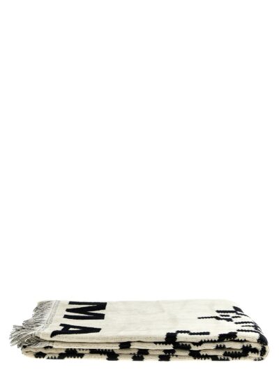 Beach towel 'Soverato' ISABEL MARANT White/Black