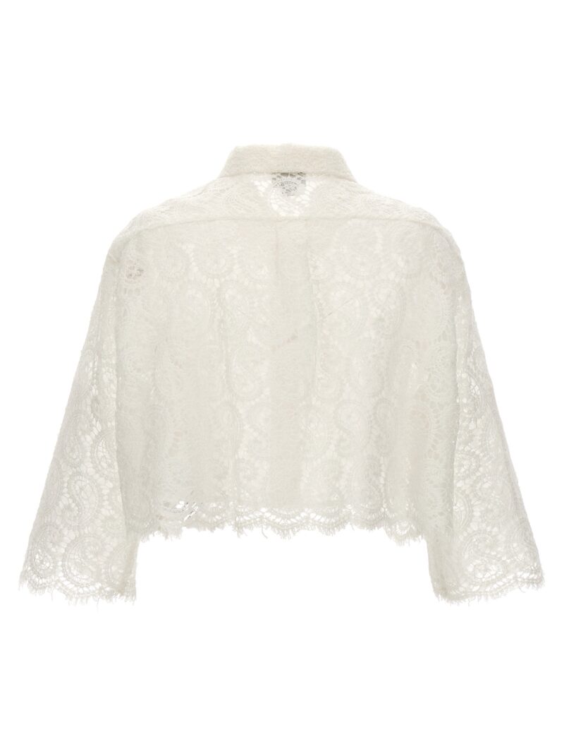 Macramé shirt 24SSSVCA113866PED1101 GIAMBATTISTA VALLI White