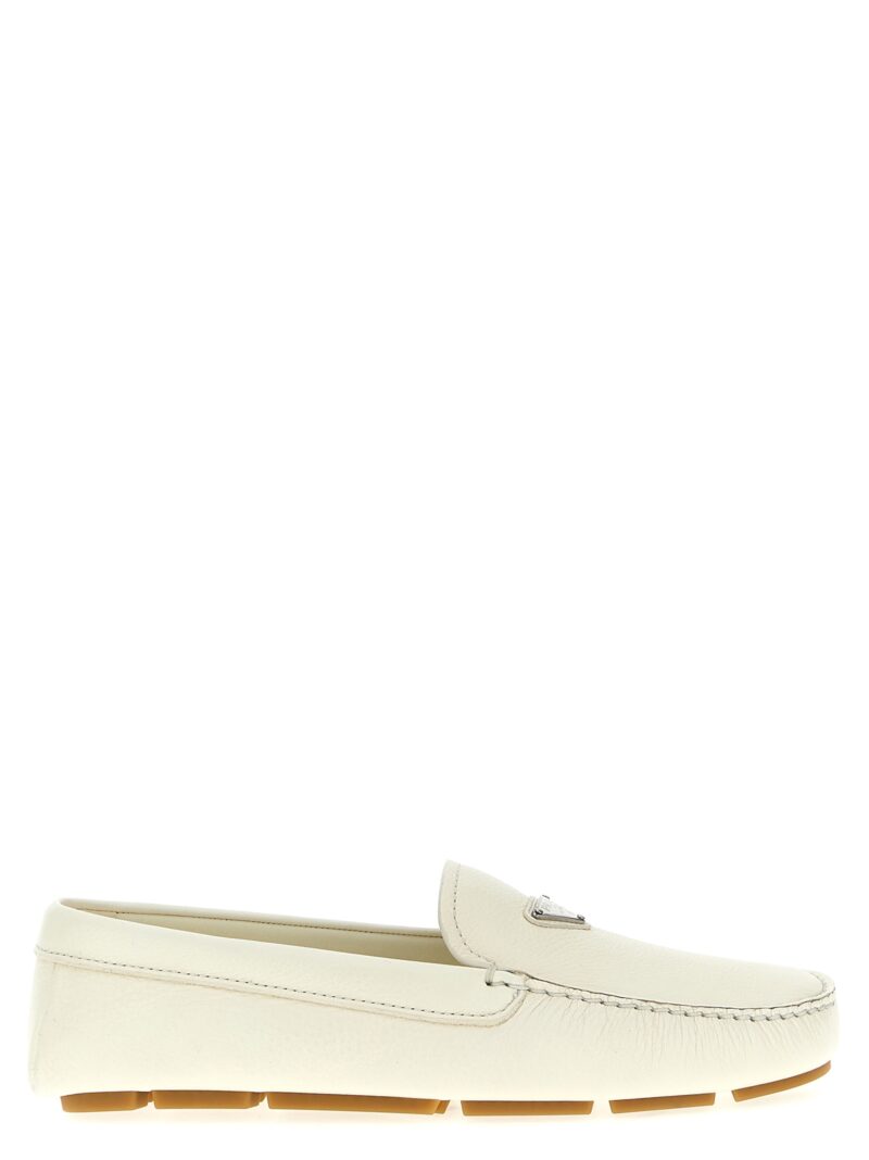 'Driver' loafers PRADA White