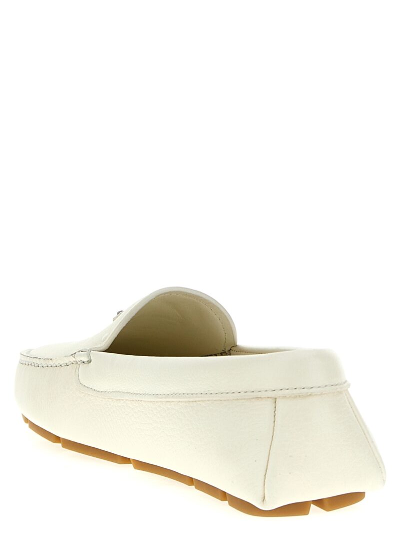 'Driver' loafers Man PRADA White