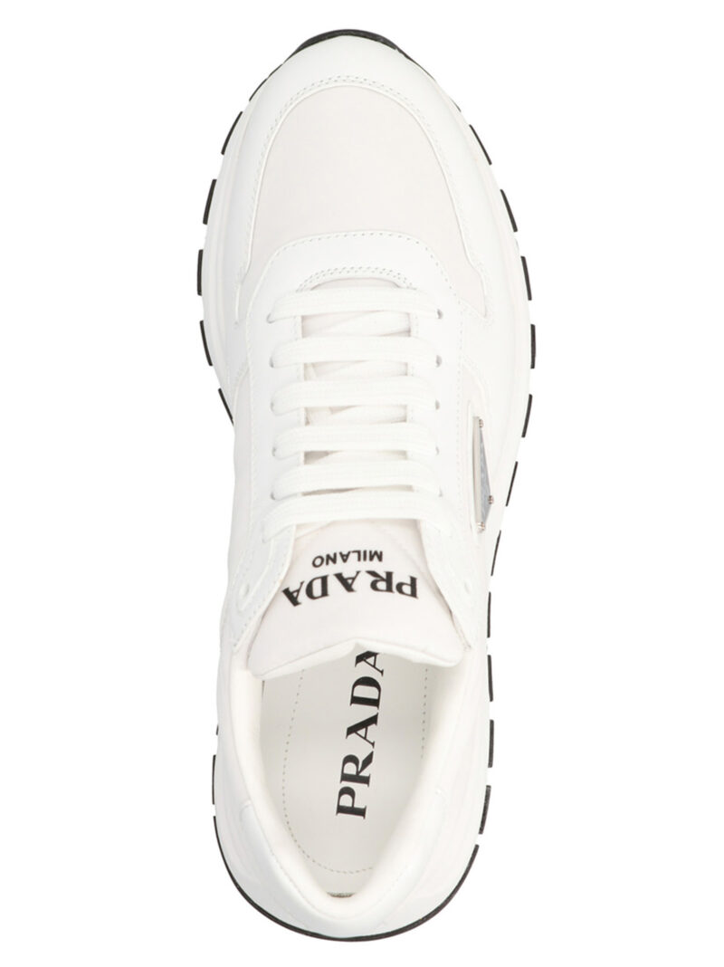 Logo sneakers Man PRADA White/Black