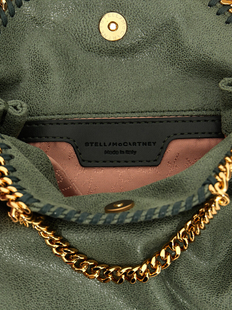 Micro 'Falabella' handbag 100% cotton STELLA MCCARTNEY Green