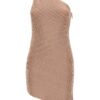 'Icon Asymmetrical S/L Mini' Dress HERVE LEGER Pink