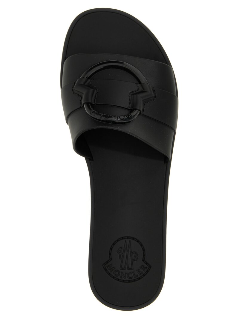 Slide 'Mon' 100% rubber MONCLER Black