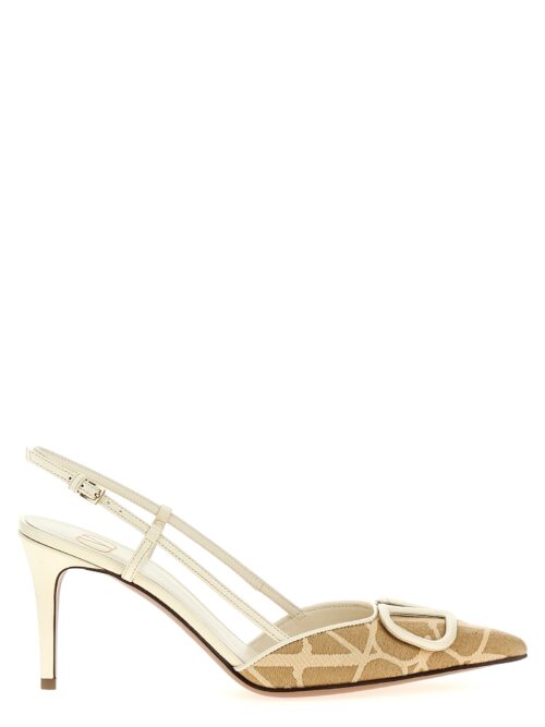 Valentino Garavani 'Toile Iconographe' pumps VALENTINO GARAVANI Beige