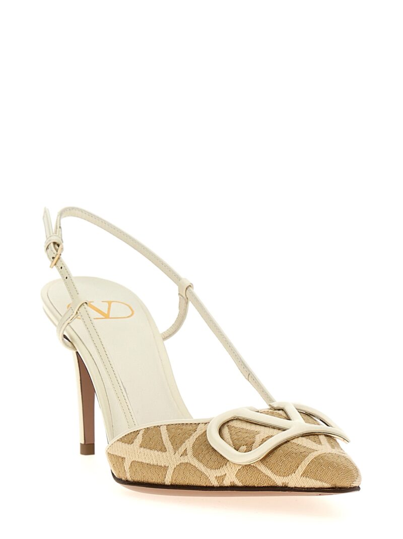 Valentino Garavani 'Toile Iconographe' pumps 4W2S0R01JMAYT3 VALENTINO GARAVANI Beige