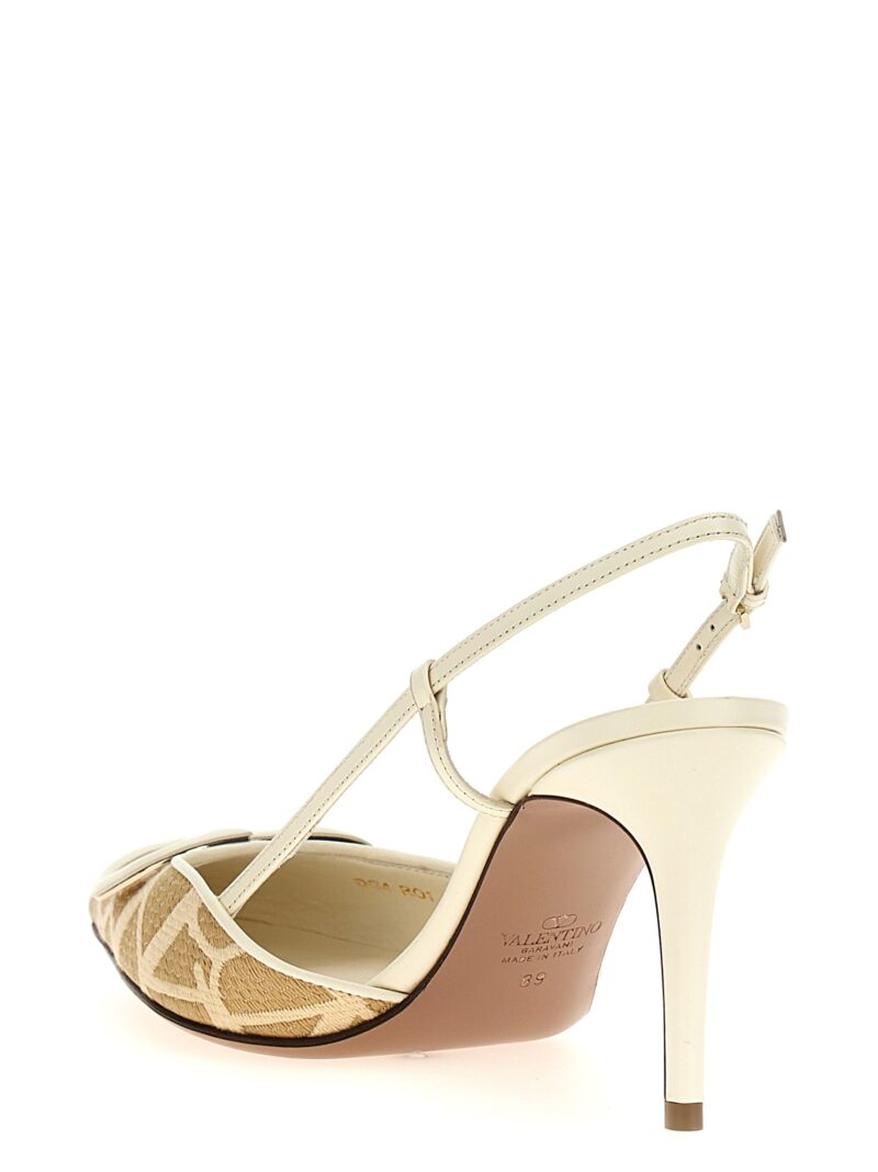 Valentino Garavani 'Toile Iconographe' pumps Woman VALENTINO GARAVANI Beige