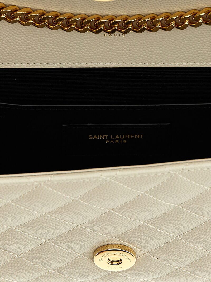 'Envelope Small' crossbody bag 100% calfskin leather (Bos Taurus) SAINT LAURENT Beige