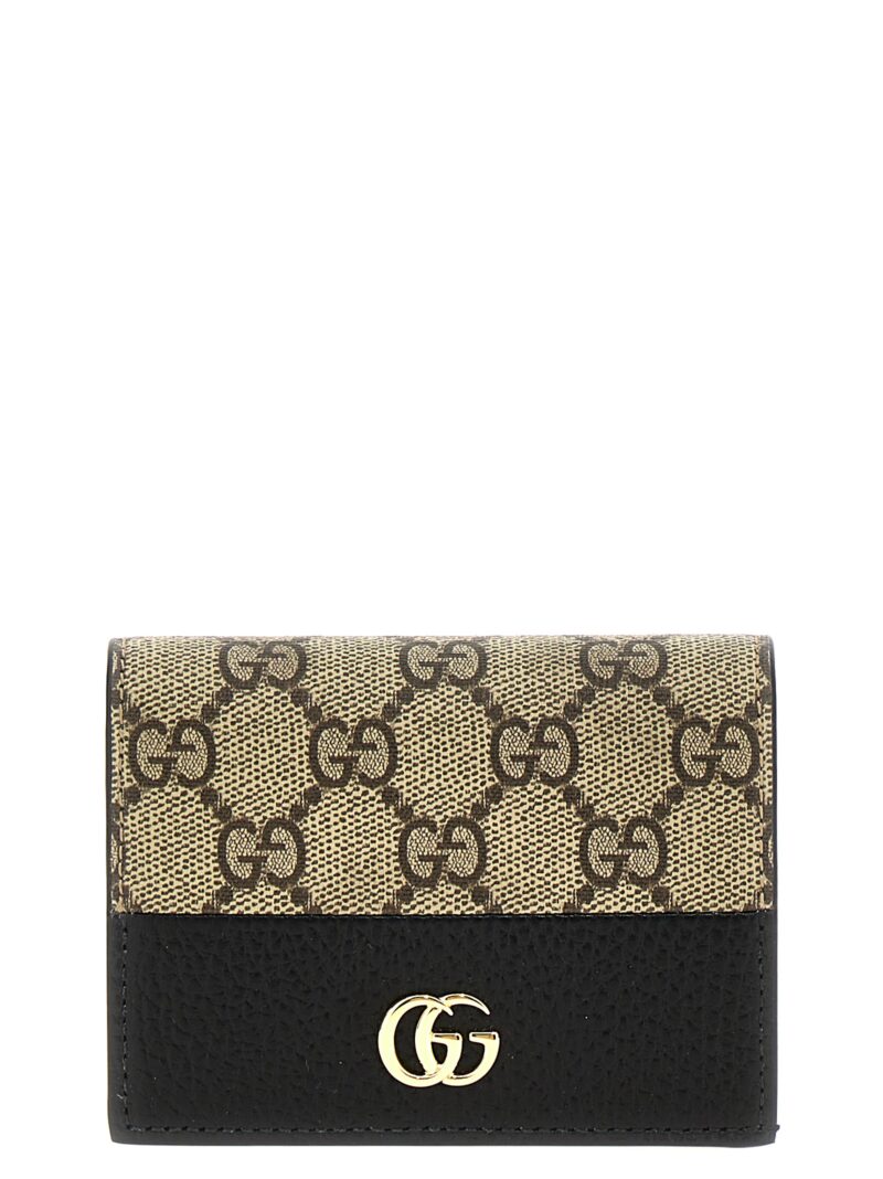'GG Marmont' card holder GUCCI Black