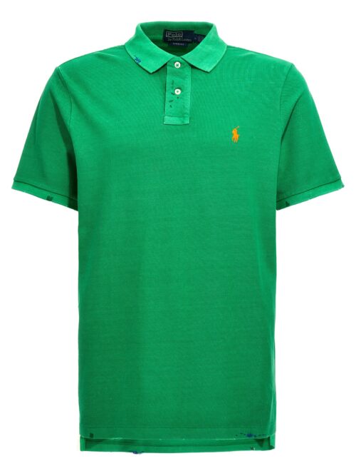 Logo embroidery polo shirt POLO RALPH LAUREN Green