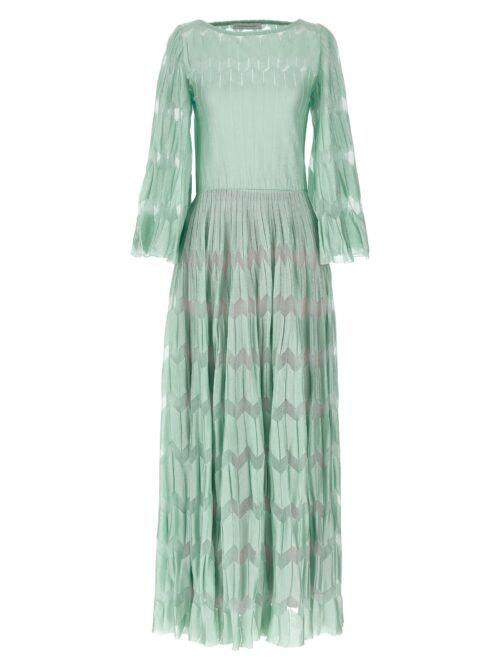 'Mariko Mori' long dress ANTONINO VALENTI Green