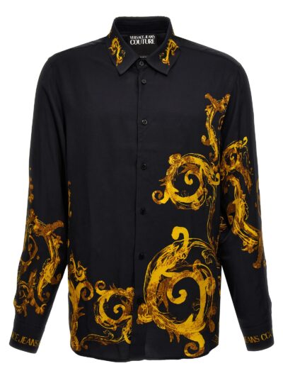 'Baroque' shirt VERSACE JEANS COUTURE Black