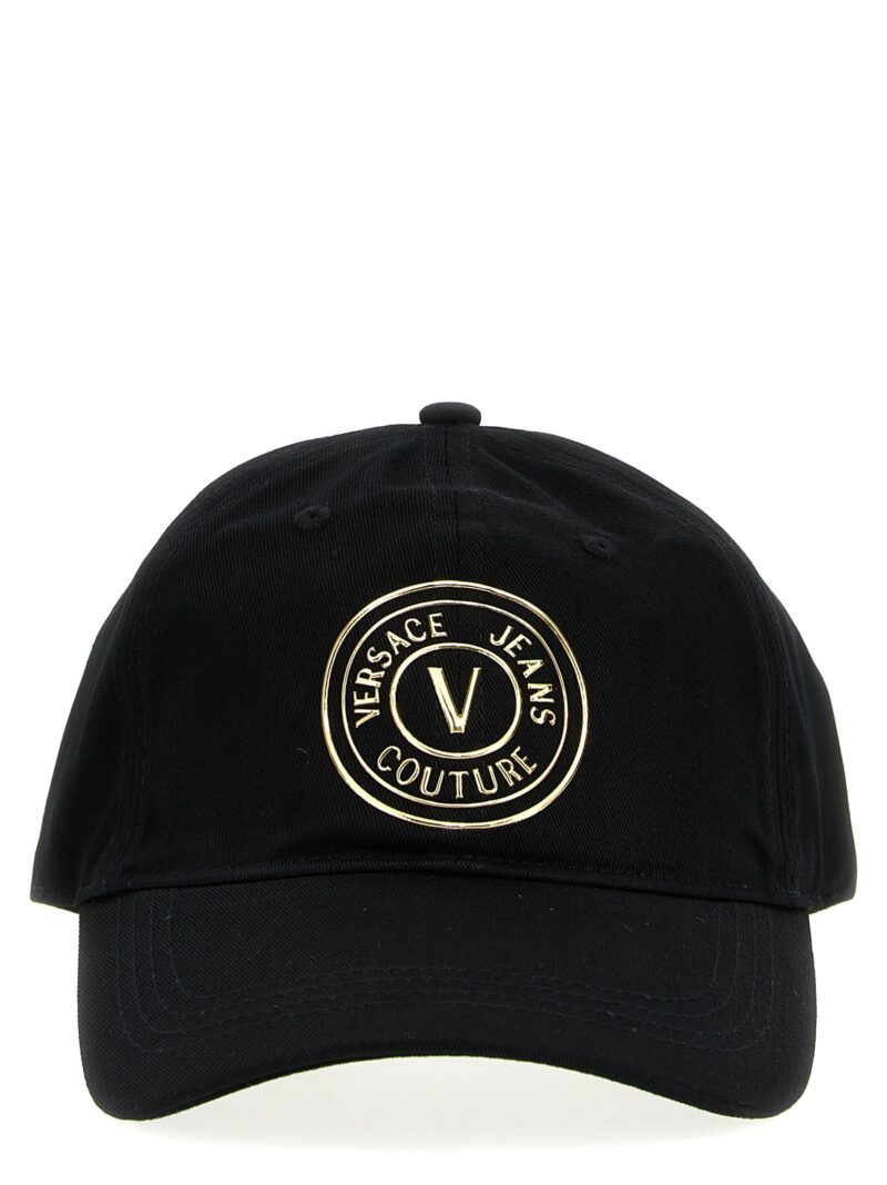 Logo baseball cap VERSACE JEANS COUTURE Black