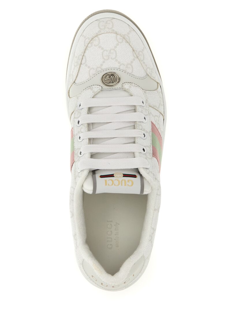 'Screener' sneakers 60% polyurethane 20% cotton 20% polyester GUCCI White