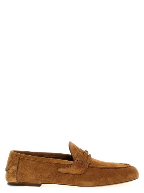 'Incrocio GG' loafers GUCCI Brown