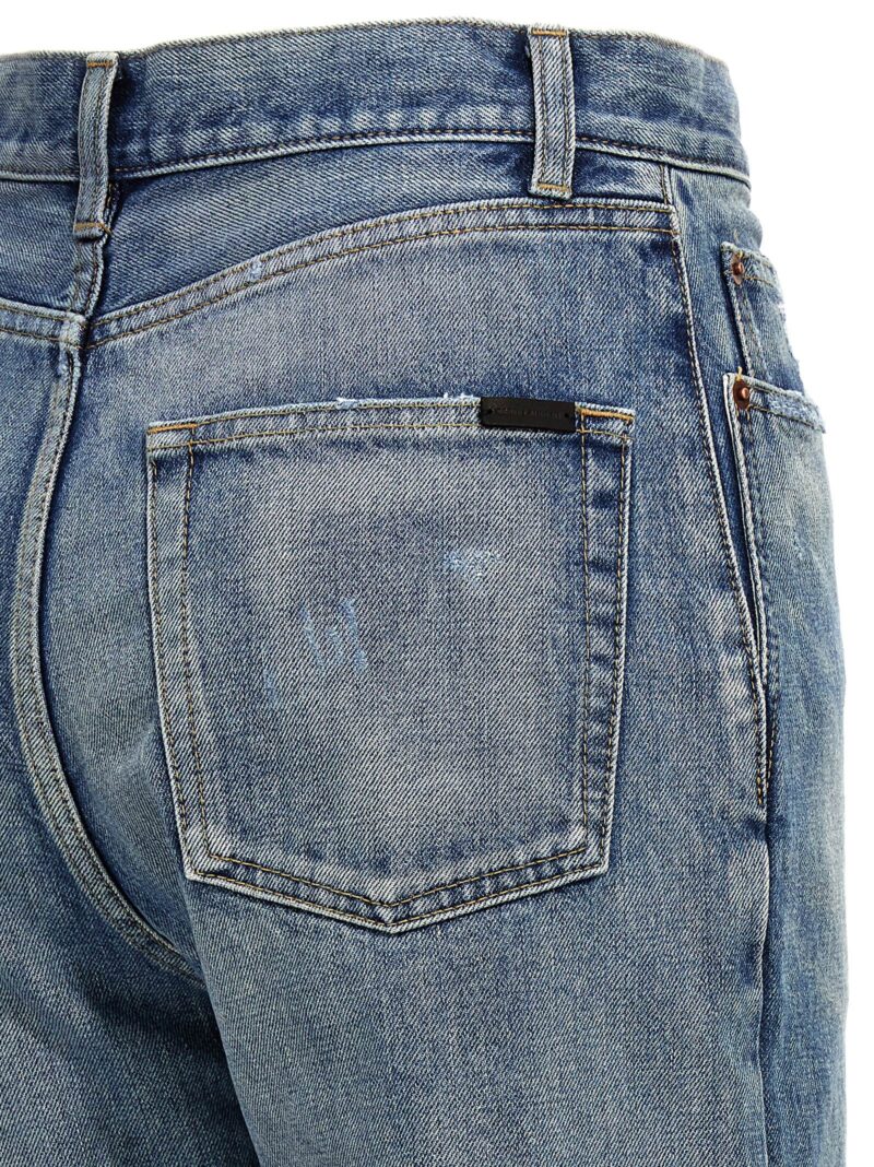 'Charlotte' jeans 100% cotton SAINT LAURENT Light Blue