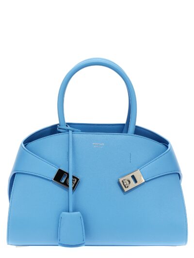 'Hug S' handbag FERRAGAMO Light Blue