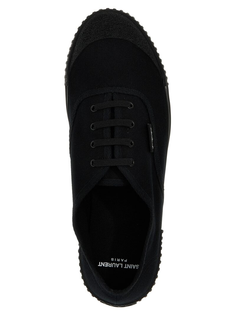 'Wes' sneakers 100% cotton SAINT LAURENT Black