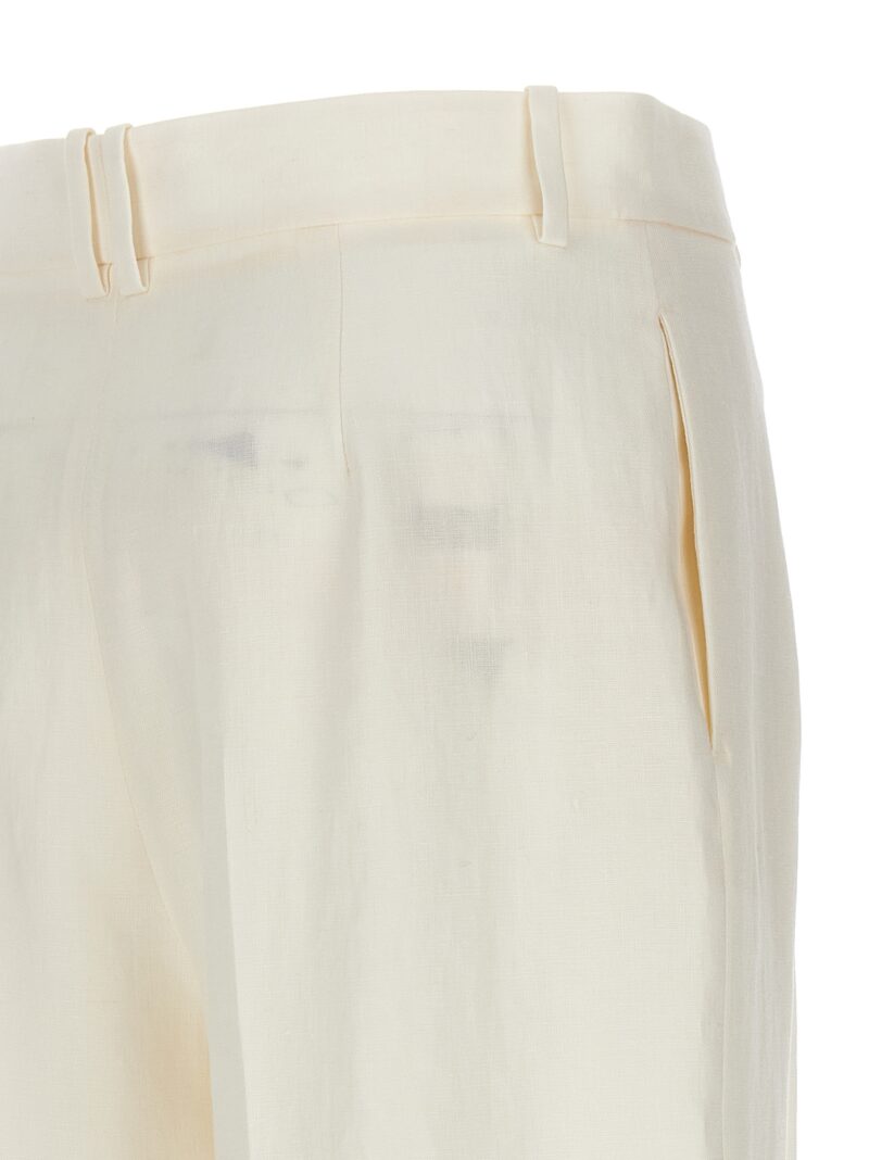 'Antone' pants 100% linen THE ROW White