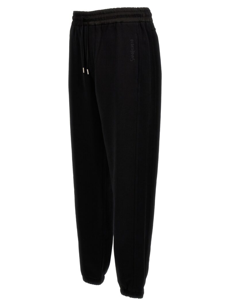 'Molleton doux gots' joggers Man SAINT LAURENT Black