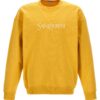 Logo embroidery sweatshirt SAINT LAURENT Yellow