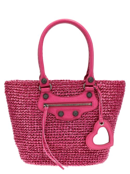 'Le Cagole Panier' shopping bag BALENCIAGA Fuchsia