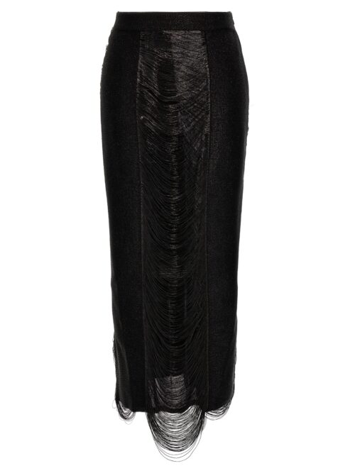 Armor stitch skirt ALEXANDER MCQUEEN Black