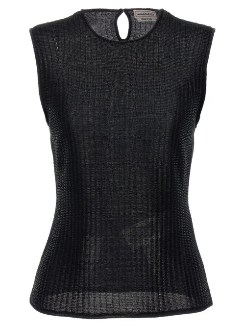 Armor top ALEXANDER MCQUEEN Black