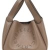 'Logo' handbag STELLA MCCARTNEY Beige