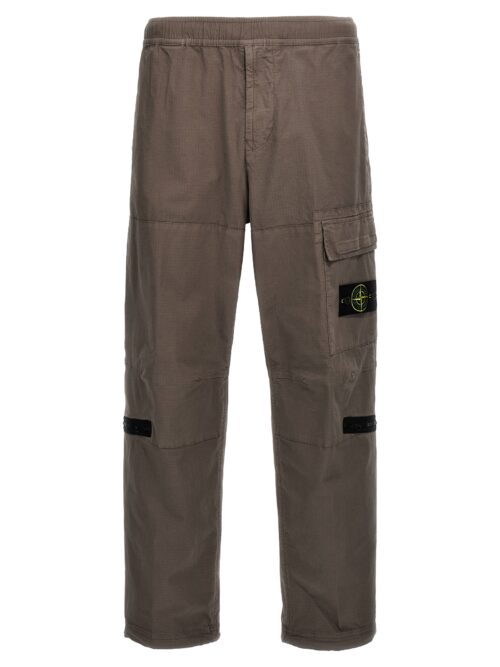 Ripstop cargo pants STONE ISLAND Gray