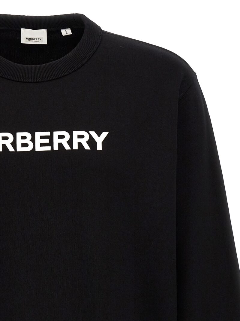 Logo print sweatshirt Man BURBERRY Black