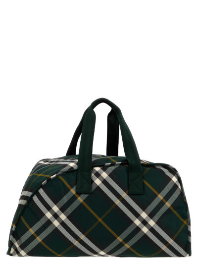 'Shield' large travel bag BURBERRY Green