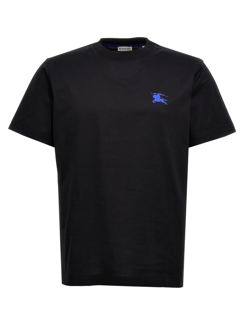 Logo embroidery t-shirt BURBERRY Black