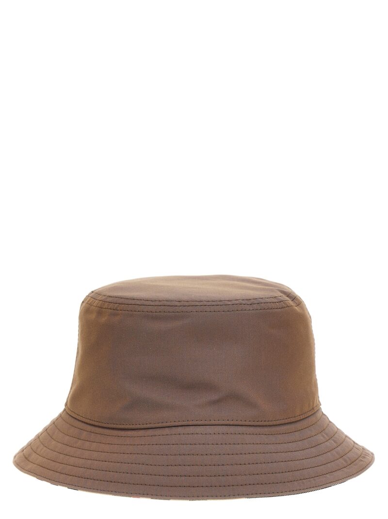 Reversible bucket hat Man BURBERRY Multicolor