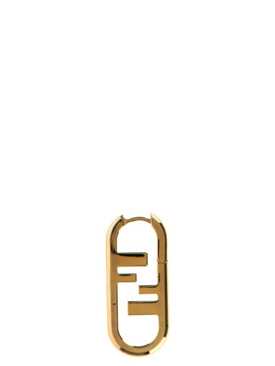 'O'Lock' single earrings FENDI Gold