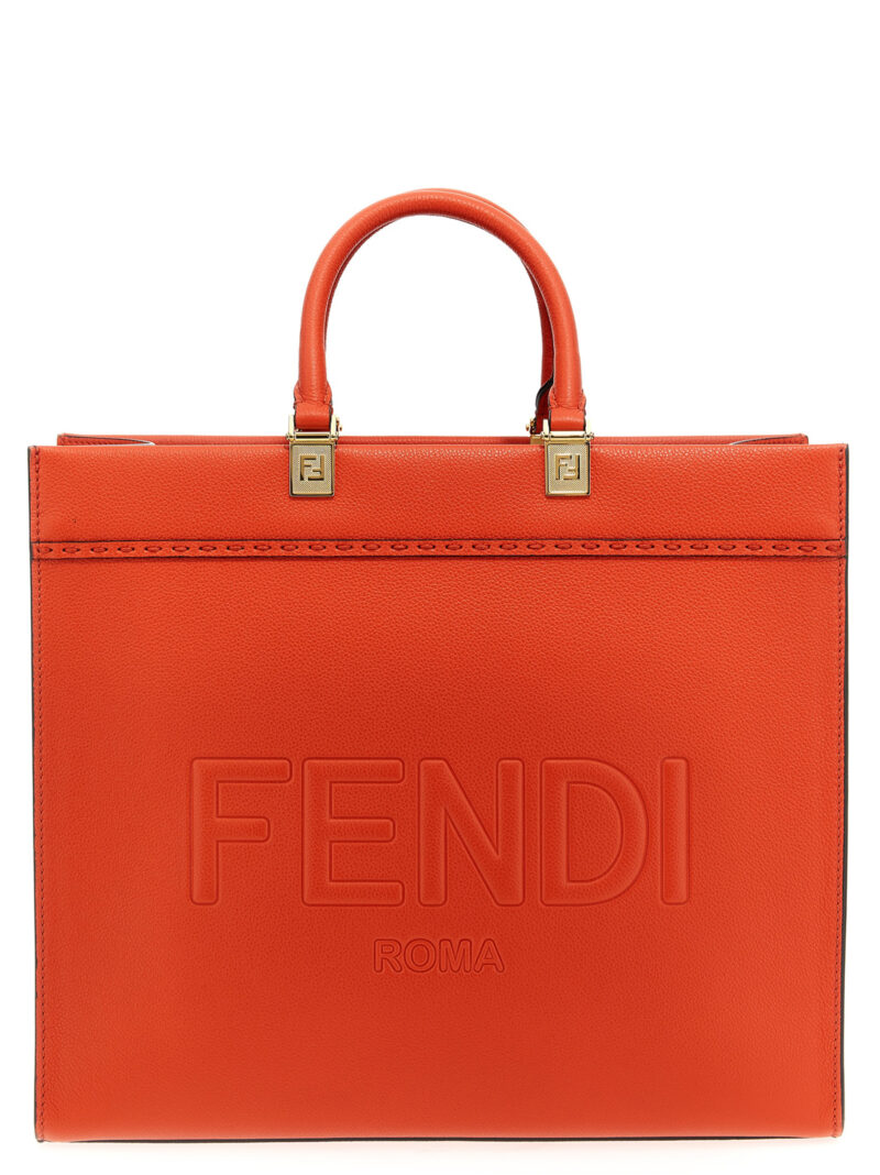Medium 'Fendi Sunshine' shopping bag FENDI Red