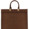 Medium 'Fendi Sunshine' shopping bag FENDI Brown